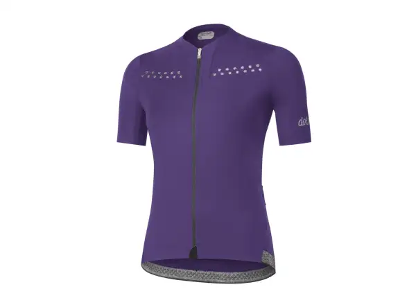 Dotout Star Damen Radtrikot Kurzarm Lila