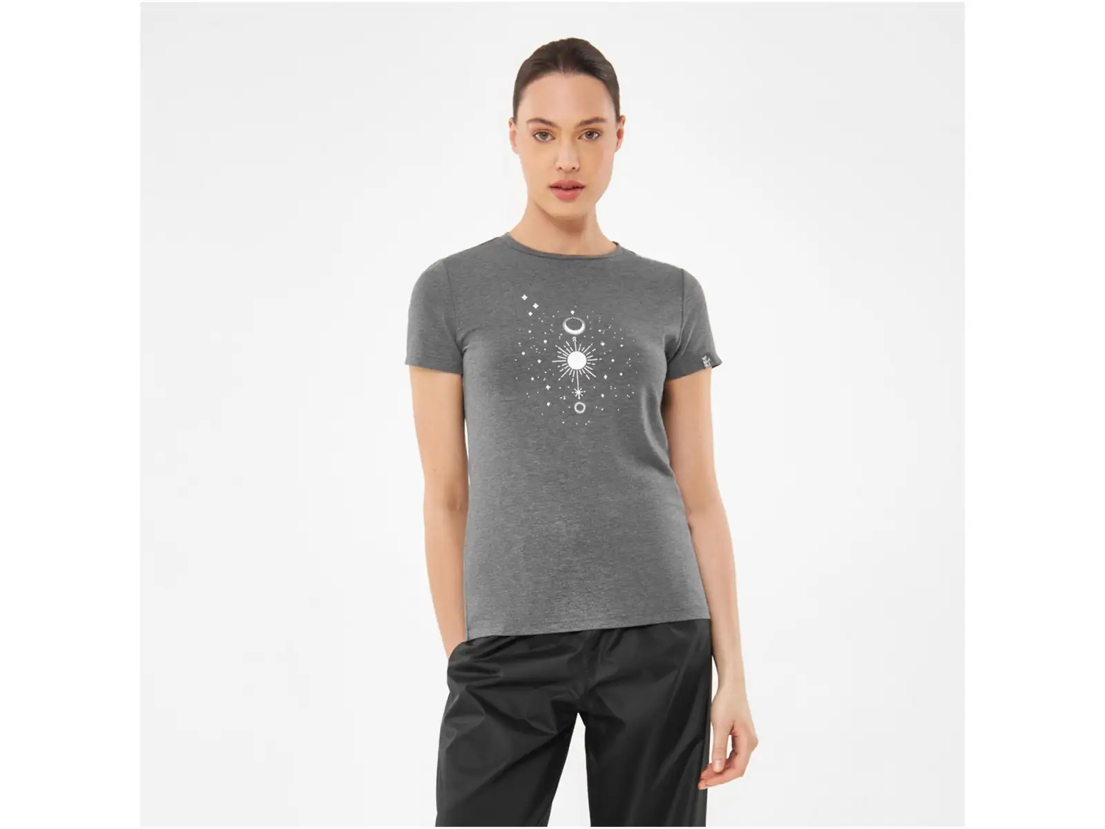 Viking Lako Damen T-Shirt Kurzarm grey/white