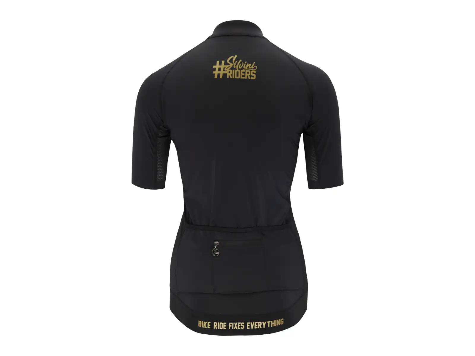 Silvini Mottolina Damen Kurzarmtrikot schwarz/gold