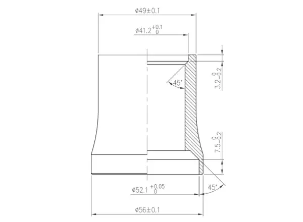 FSA Orbit IS-2 / 49E / ACB integriertes Steuersatzlager
