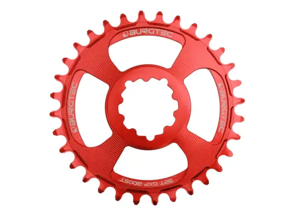 Burgtec Thick Thin GXP Boost Kettenblatt 3 mm Offset 32 Zähne Rot