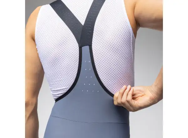 Alé R-EV1 GO Herren-Shorts mit Polster und Trägern Steel