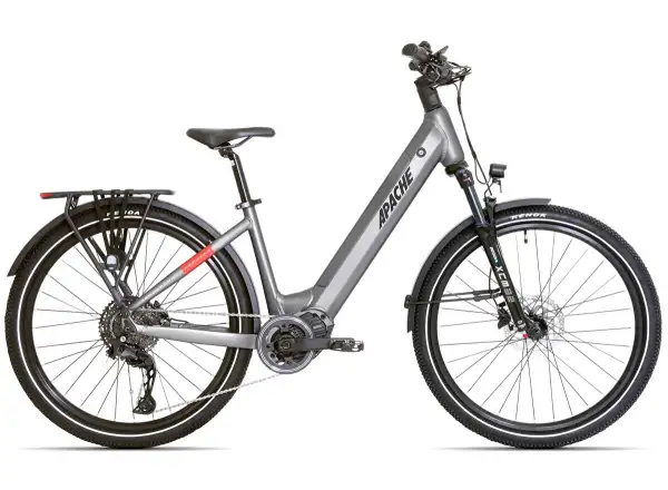 APACHE Rio Grande 1 MX 720 Wh Tiefeinsteiger E-Bike Anthrazit