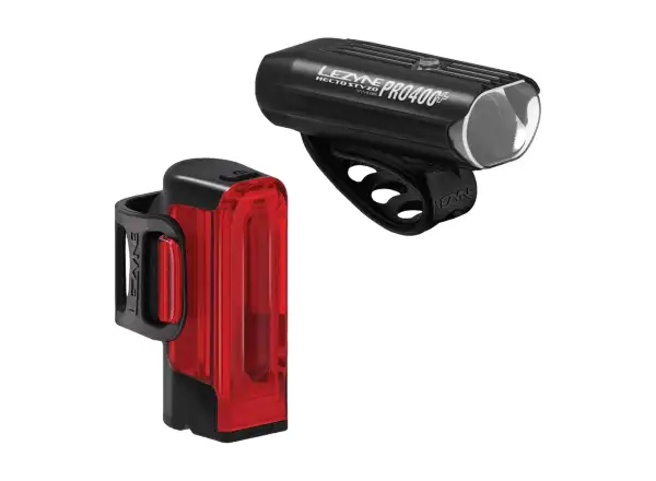 Lezyne Hecto Pro StVZO 400+ Strip+ Vorder- und Rücklicht