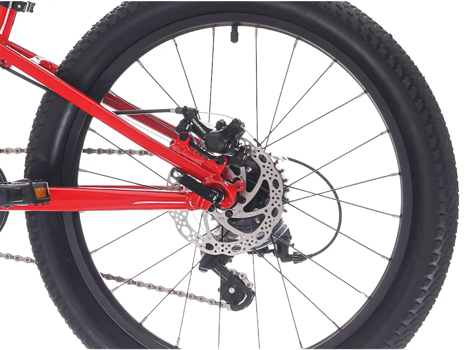 Rock Machine RIFF Jr 20 Kinderfahrrad Gloss Fire Red