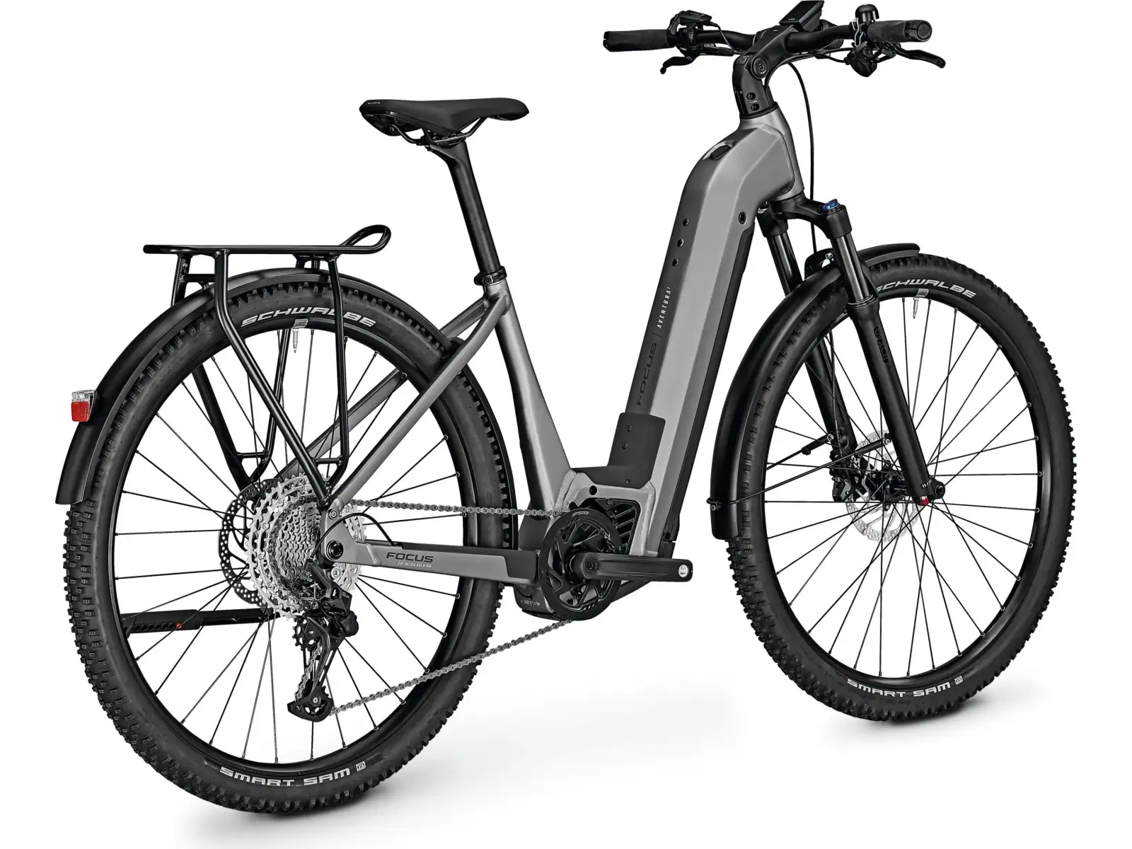 Focus Aventura2 6.8 WA 625Wh Mountain E-Bike in Torontogrey Matt.
