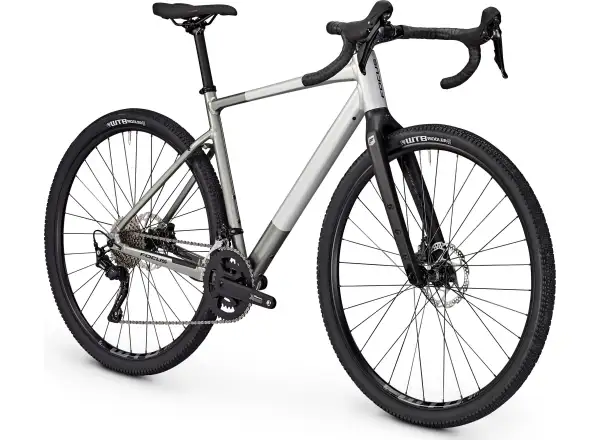 Focus Atlas 6,7 DI Gravelbike in Nepal-Silber glänzend/Stahlgrau glänzend