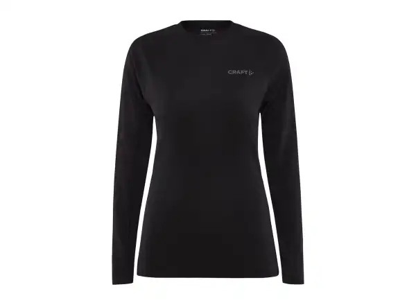 Craft ADV Wool Merino Damen Langarmshirt Schwarz