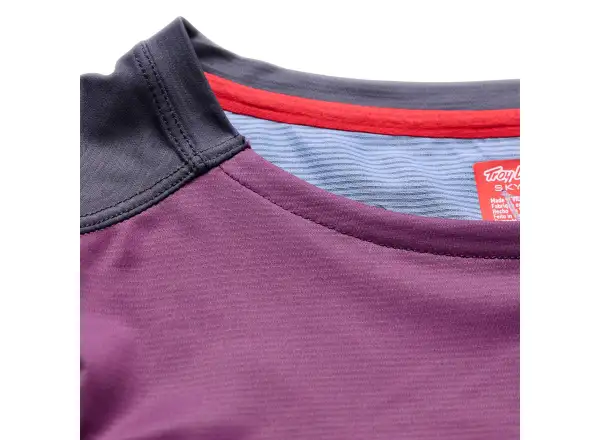 Troy Lee Designs Skyline Pro Herrentrikot kurzer Ärmel Fangs Sangria