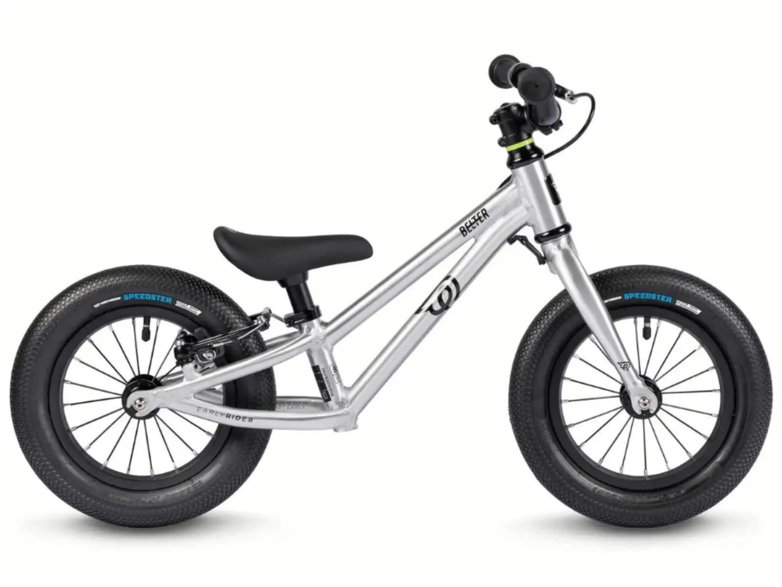 Early Rider Belter 12 Kinderlaufrad Brushed Aluminium 2026