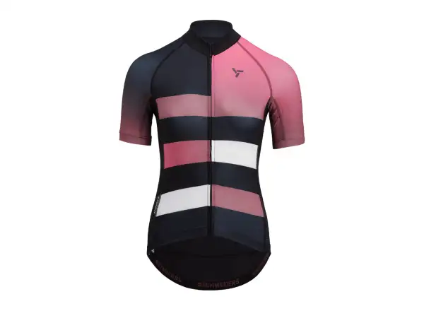 Silvini Mazzana Damen Kurzarmtrikot schwarz/fuchsia