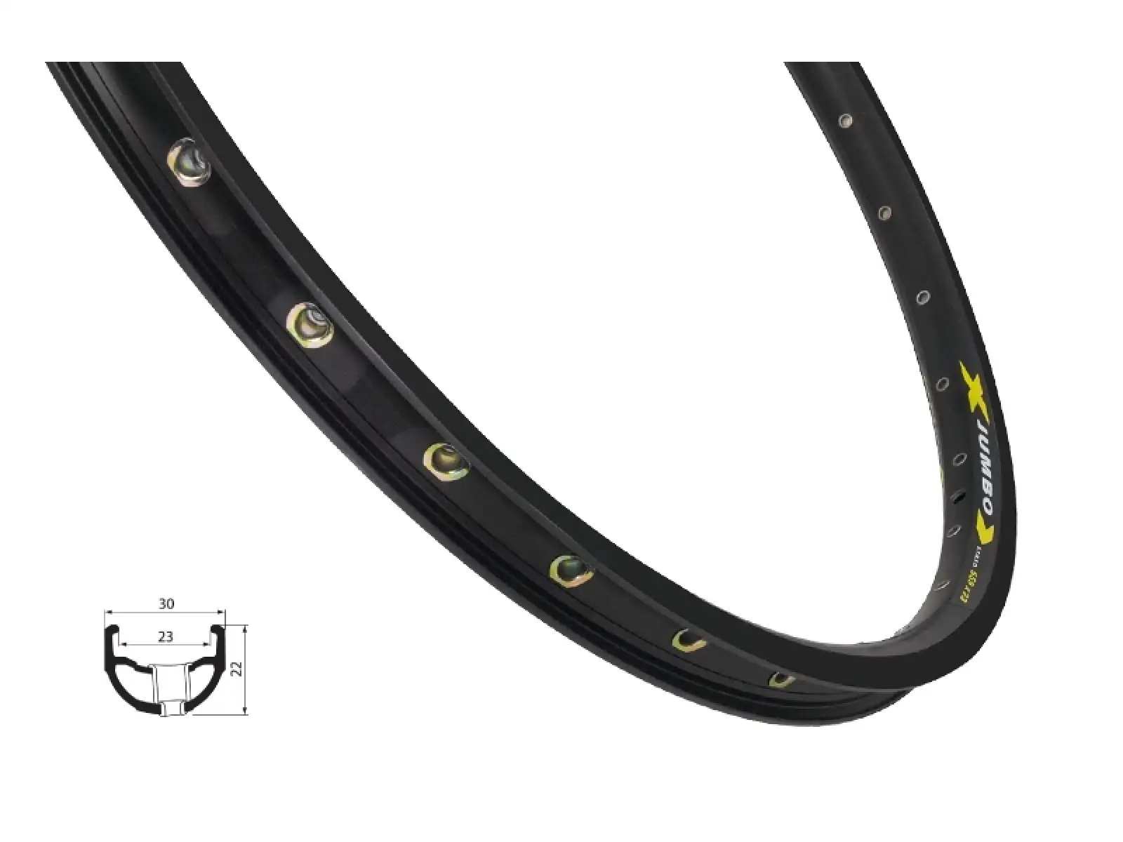 Remerx Jumbo 20" Felge (406 BA) 36 Löcher