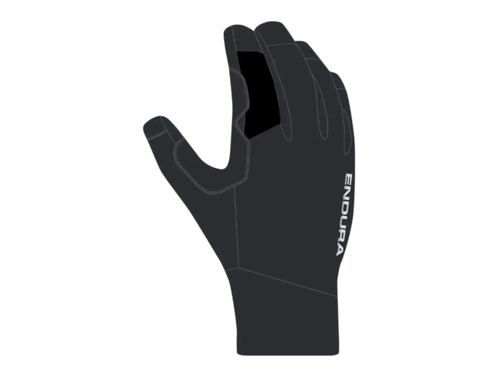 Endura Loop wasserdichte Fahrradhandschuhe schwarz