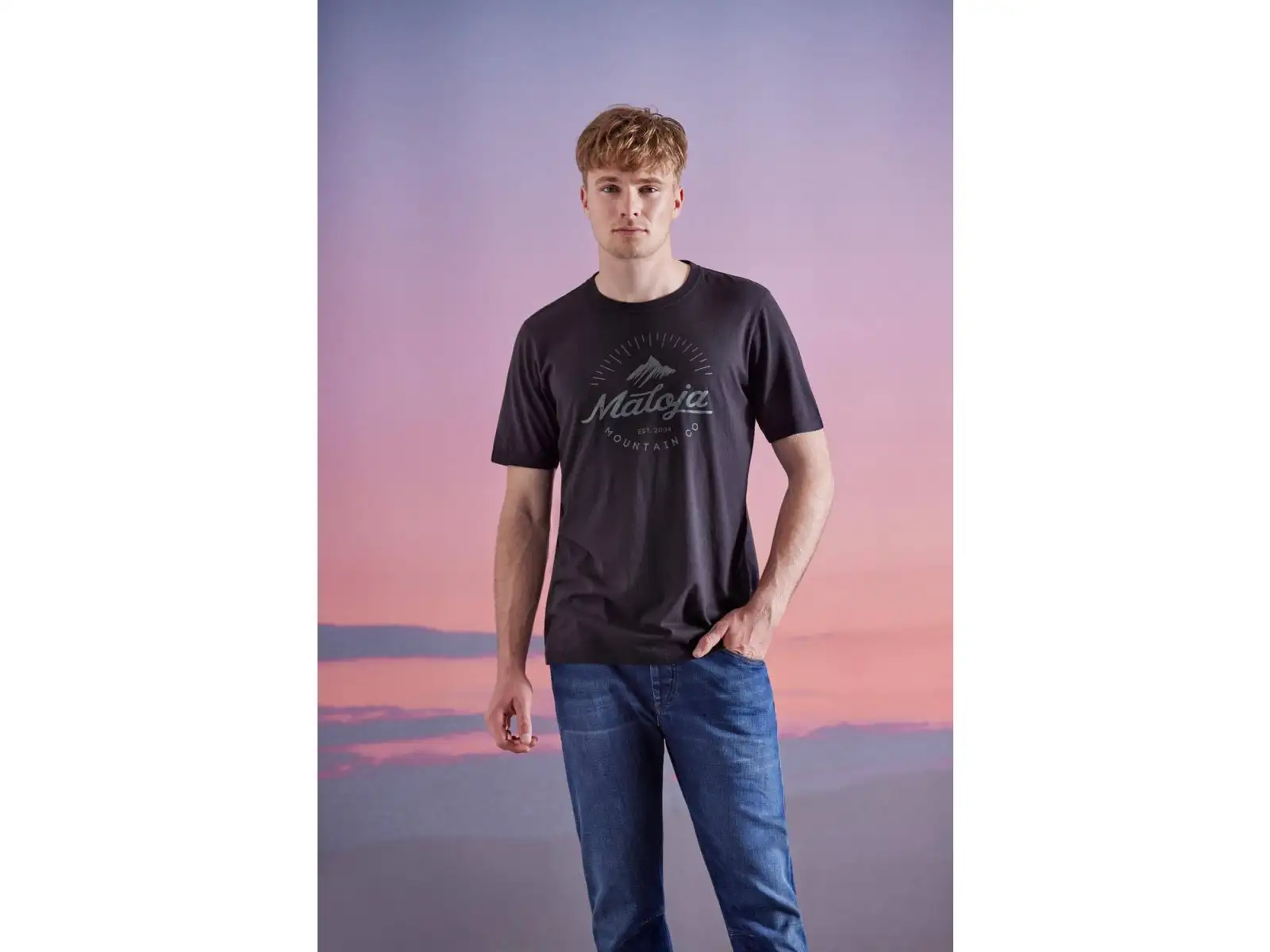 Maloja LesisM. Herren T-Shirt kurzarm moonless