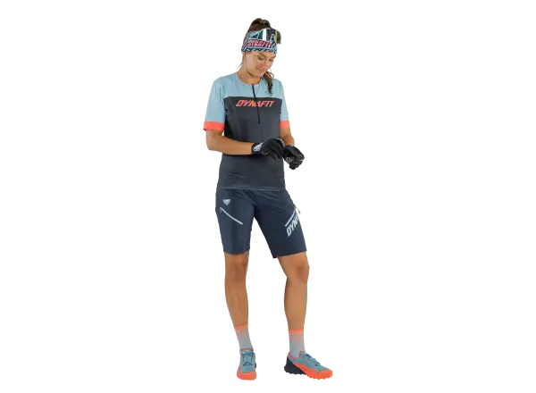 Dynafit Ride Light Dynastretch Damen-Shorts in Blueberry/Marine Blue.