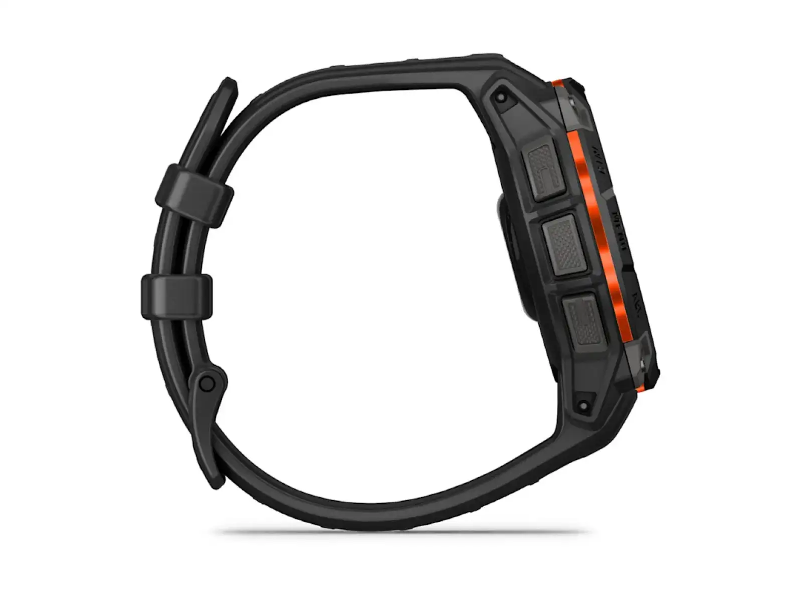 Garmin Instinct 3 Solar 45 mm Smartwatch Schwarz/Schwarzes Armband