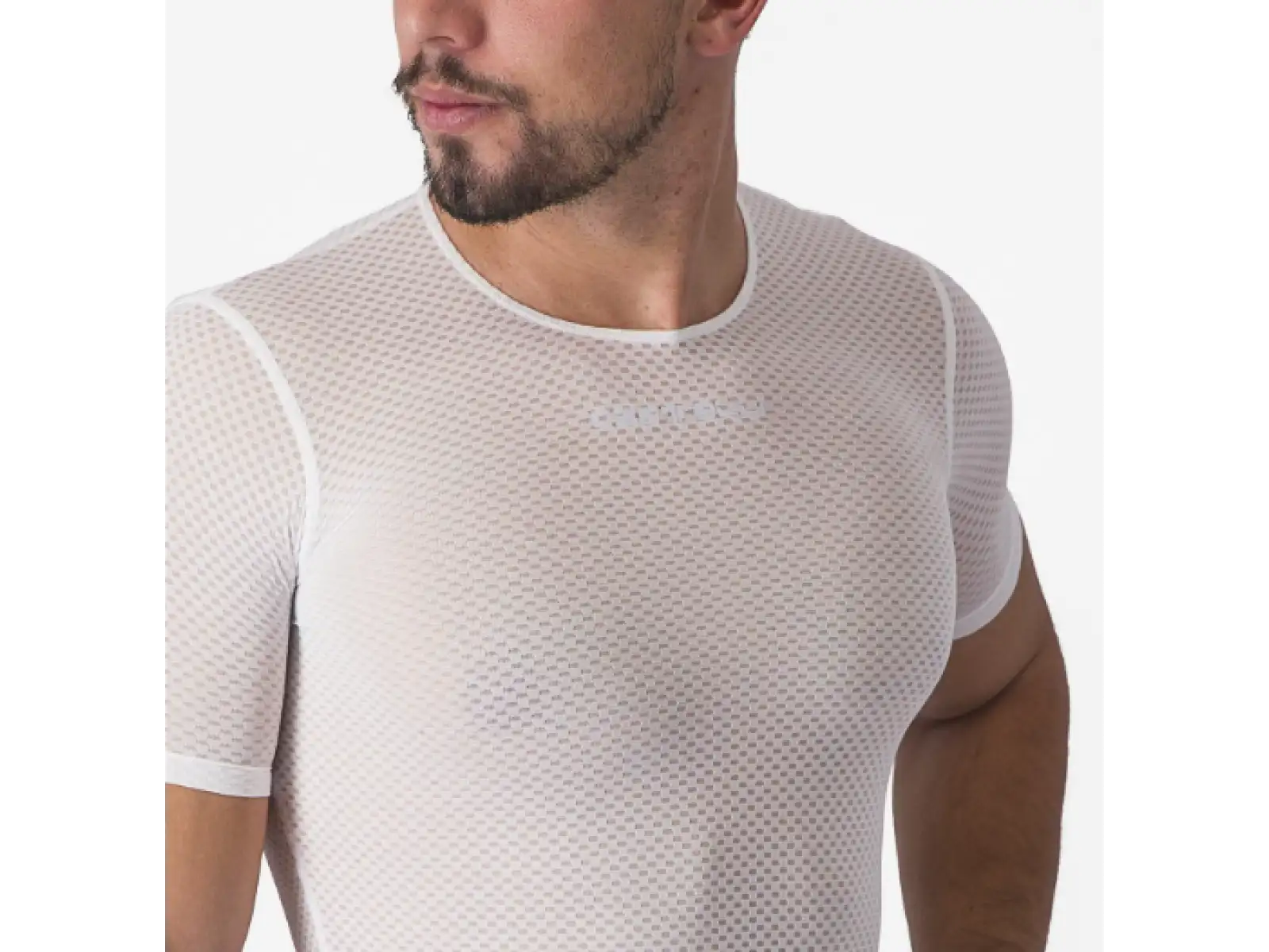 Castelli Pro Mesh 2.0 Funktionsshirt kurze Ärmel weiß