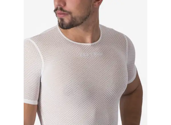 Castelli Pro Mesh 2.0 Funktionsshirt kurze Ärmel weiß