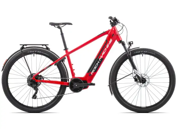Rock Machine eSTORM 70 TOUR Mountain-E-Bike Gloss Red/Silver/Black