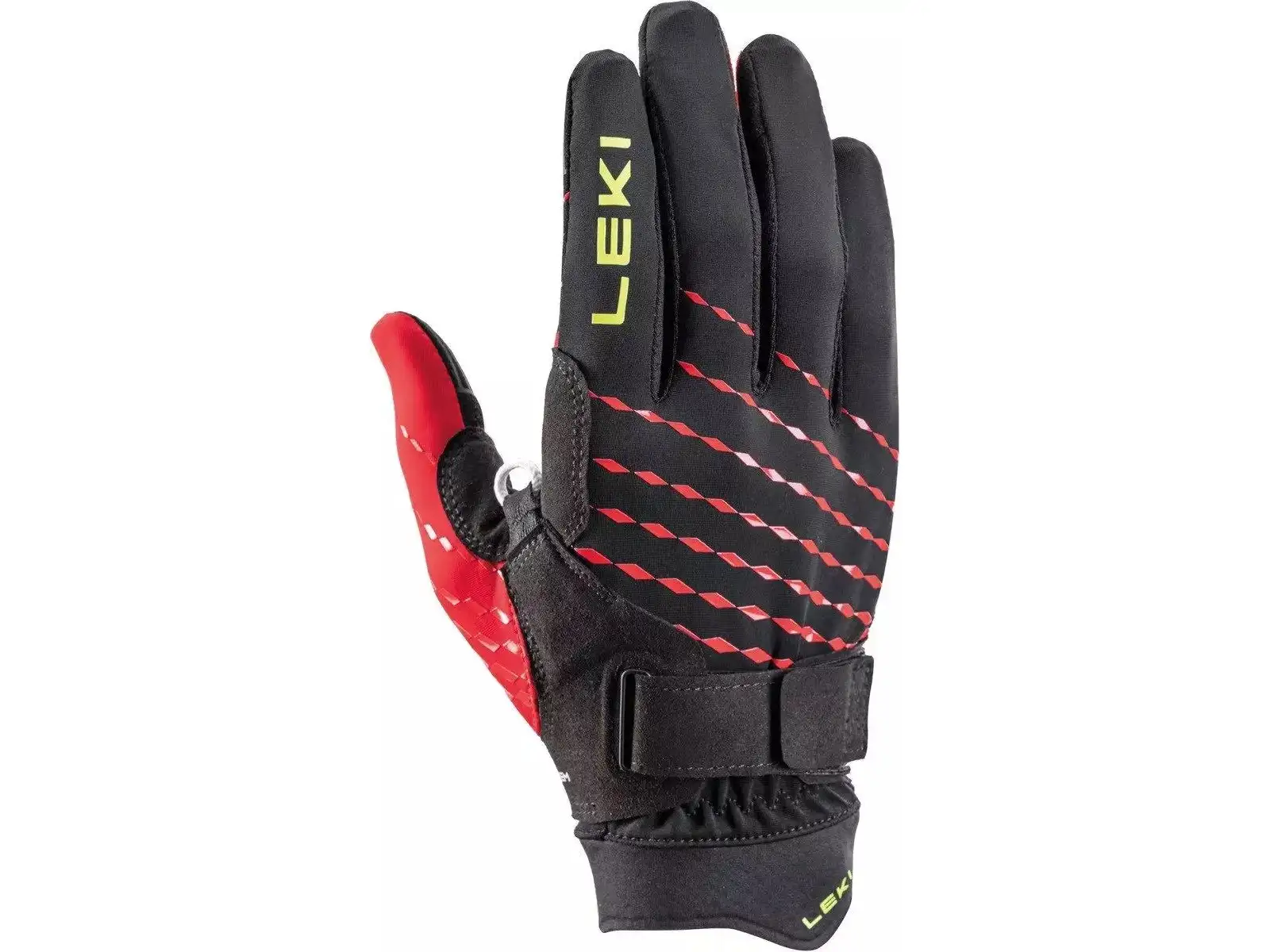 Leki Ultra Trail Breeze Shark Handschuhe Black/Red/Neon Yellow