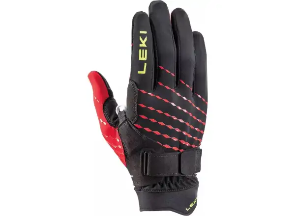 Leki Ultra Trail Breeze Shark Handschuhe Black/Red/Neon Yellow