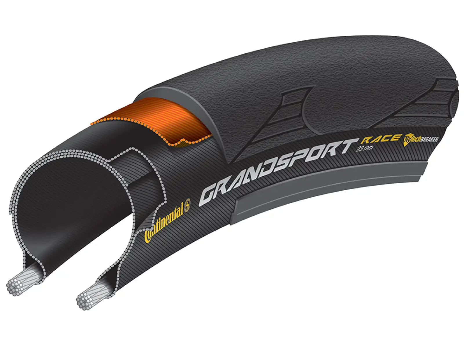 Continental Grand Sport Race Straßenreifen Kevlar schwarz