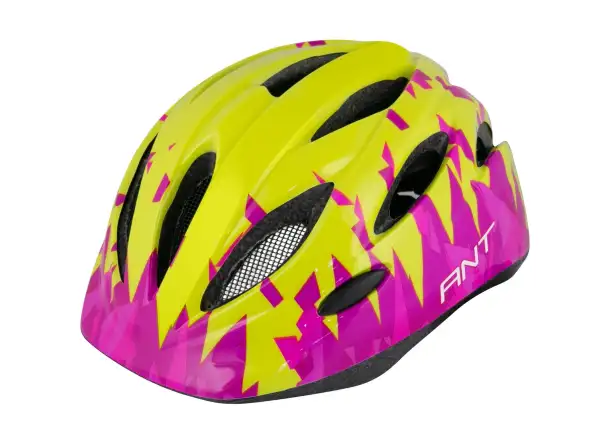Force Ant Kinderhelm in Neonpink/Rosa.