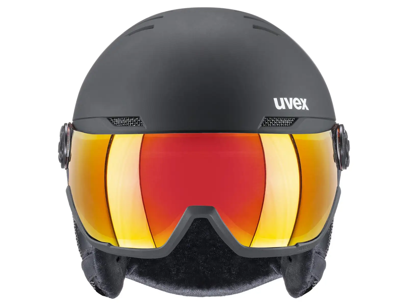 Uvex Wanted Visor Skihelm black matt