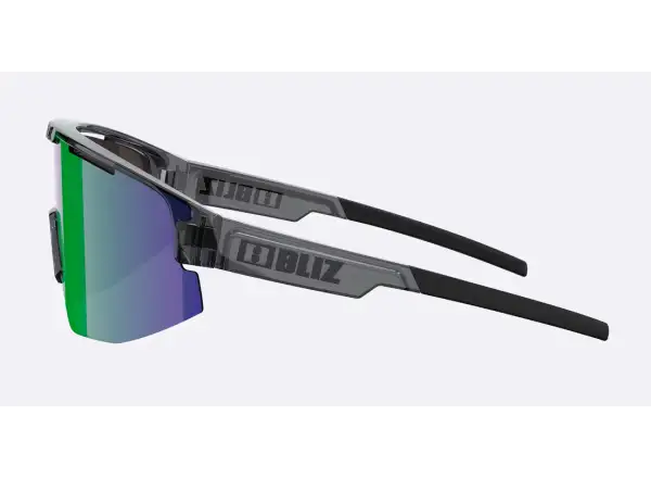Bliz Matrix Sonnenbrille – Crystal Black mit Braun/Grün Kontrast