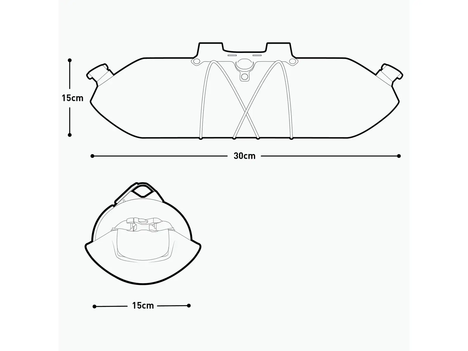 Evoc Handlebar Pack BOA WP 5 Lenkertasche Black