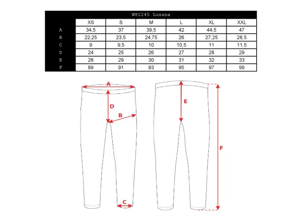 Silvini Lusana Damenleggings Schwarz