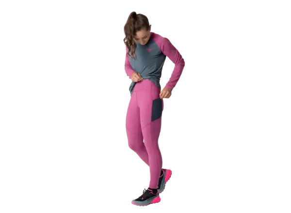 Dynafit Ultra Damen Laufleggings Magenta