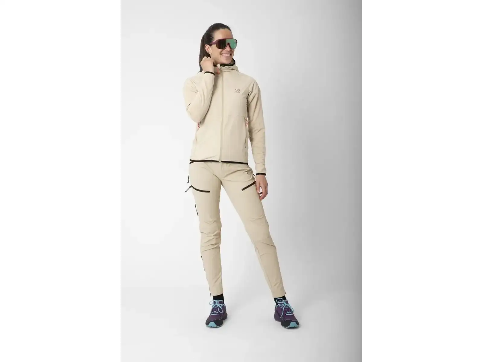 2117 of Sweden Trubo Damen Fleecejacke Beige