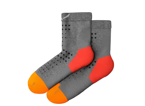 Salewa Pedroc Merino Quarter Socken Light Grey Melange