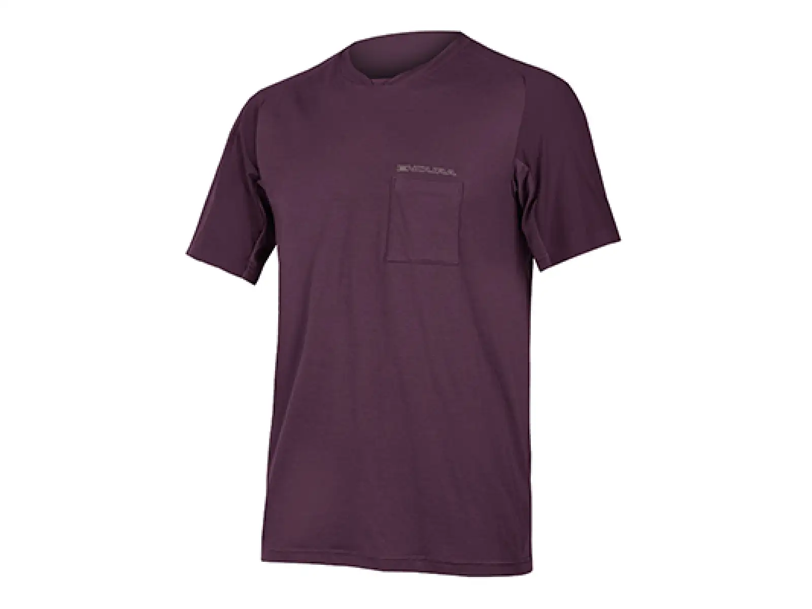 Endura GV500 Foyle Herren-T-Shirt Kurzarm Aubergine