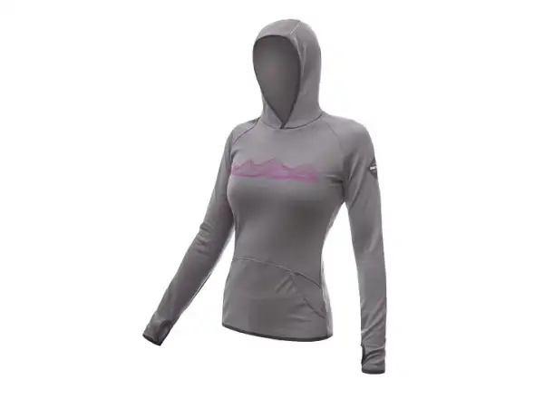 Sensor Merino Upper Mountains Damenpullover grau