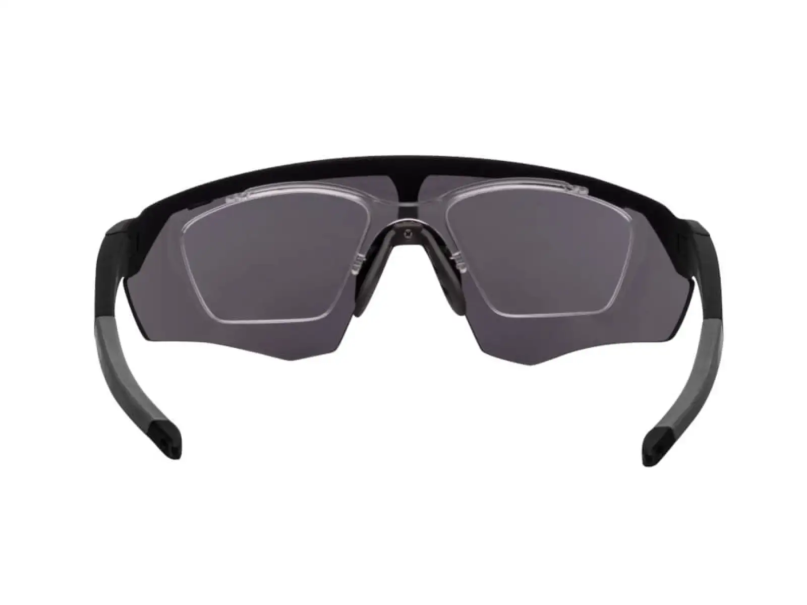 Force Enigma Fahrradbrille schwarz/grau, schwarze Gläser