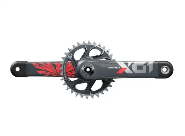 Sram X01 Eagle Boost DUB Kurbeln 170 mm Lunar Oxy 32 Zähne