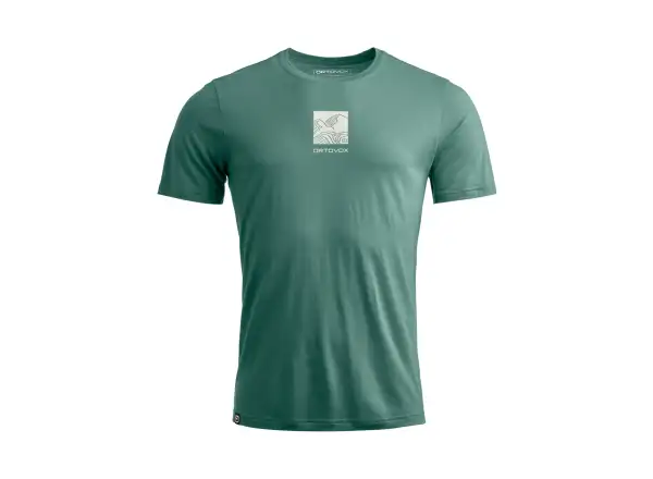 Ortovox 120 Cool Tec Abstract Herren T-Shirt Arctic Grey