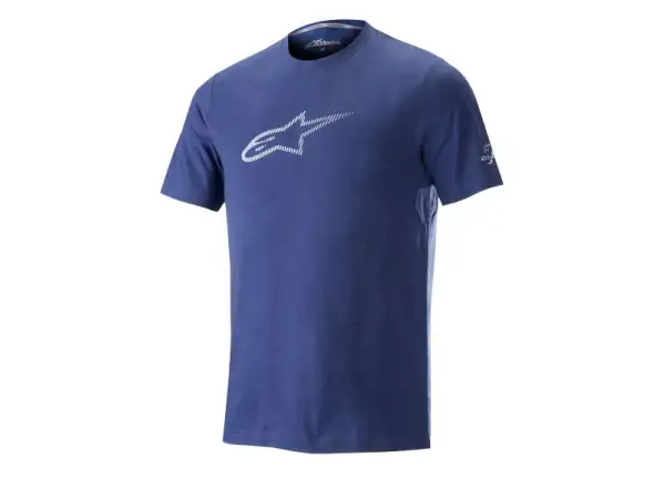 Alpinestars Ageless V2 Tech Herren T-Shirt mit kurzen Ärmeln in Mittelblau.