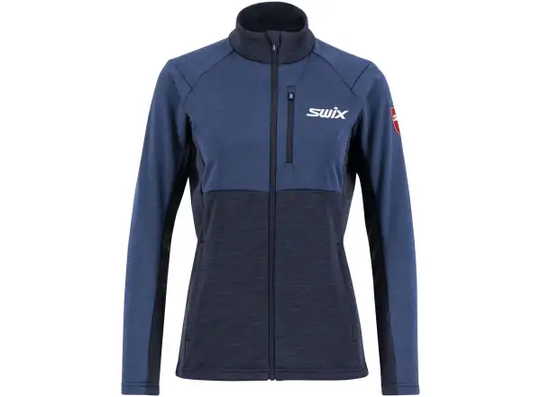 Swix Infinity Midlayer Damenpullover Lake Blue