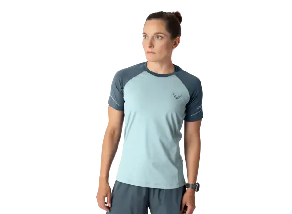 Dynafit Alpine Pro Damen Laufshirt Cloud Blue