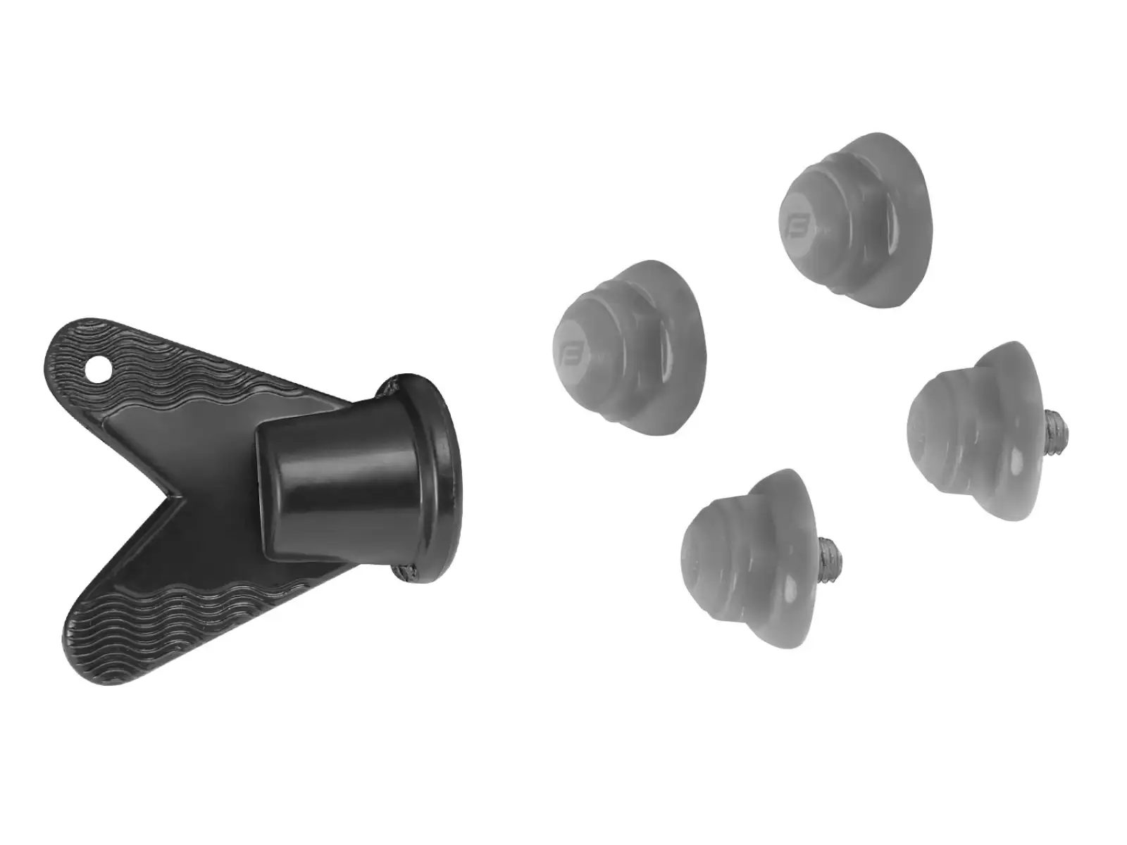 Force Turbo MTB Herren-Fahrradschuhe Schwarz
