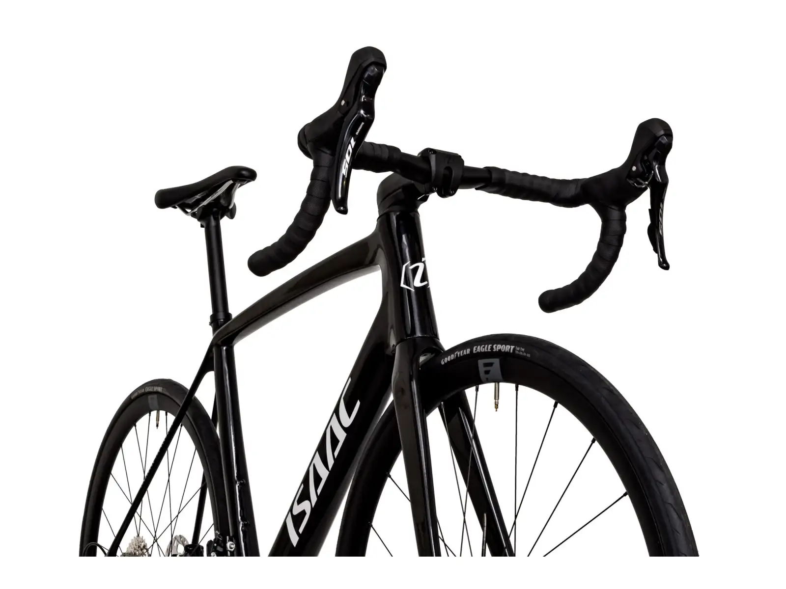 Isaac Vitron 105 Rennrad Onyx Black