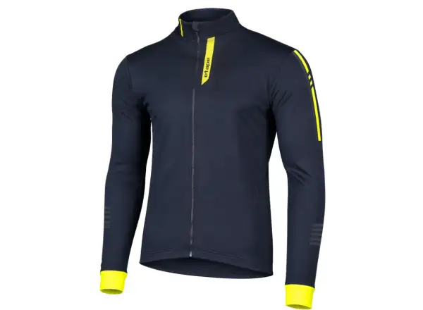 Etape Tonale Herren-Trikot Langarm Petrolfarben