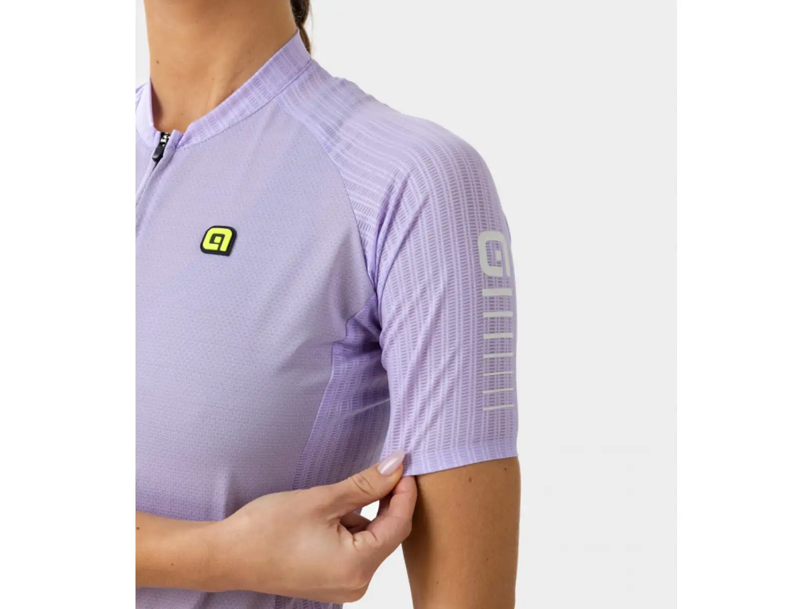 Alé R-EV1 Silver Cooling Damen Kurzarmtrikot lavendel