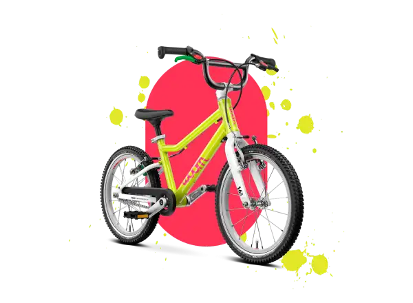 Woom GO 3 Kinderfahrrad neon lime