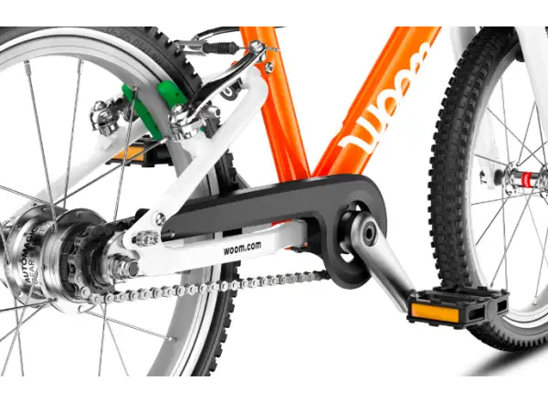 Woom 3 Flame Orange Automagic 16" Kinderfahrrad