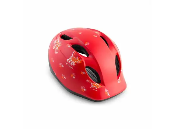 MET Buddy Kinderhelm Tiere/Rot