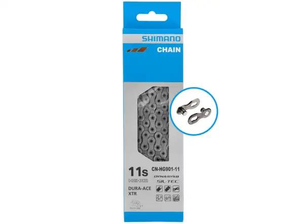 Shimano Dura-Ace/XTR CN-HG901 Kette 11-fach 116 Glieder mit Kettenschloss